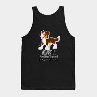 Aussie CartoonClub - Brown Trico Tank Top